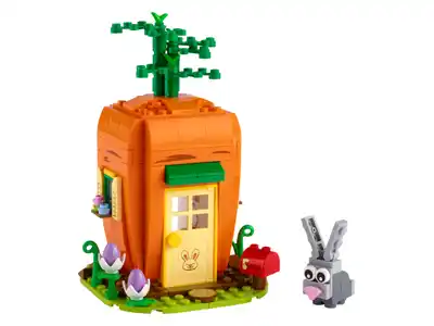 Дом-морковка пасхального кролика