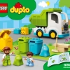 Мусоровоз и контейнеры для раздельного сбора мусора (LEGO 10945)