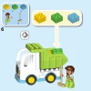 Мусоровоз и контейнеры для раздельного сбора мусора (LEGO 10945)