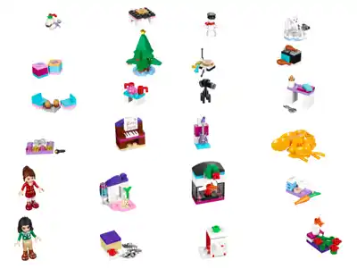 Новогодний календарь LEGO Friends