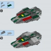 Усовершенствованный истребитель СИД Дарта Вейдера против Звёздного Истребителя A-Wing (LEGO 75150)
