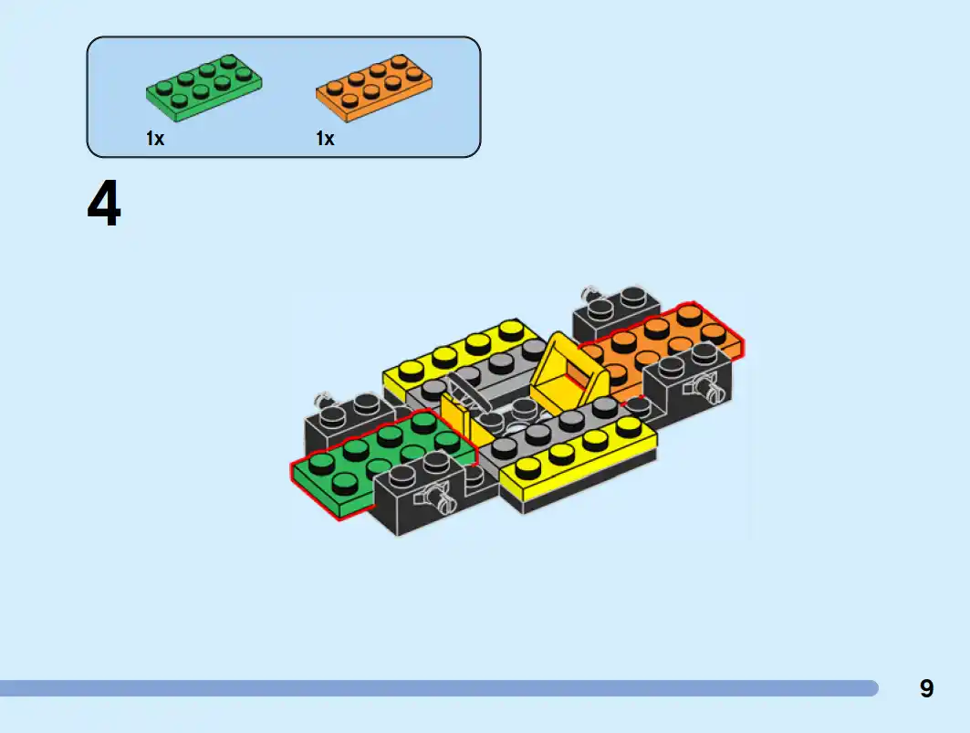 Lego set 60312, инструкция по сборке Лего набора 60312, City. Полицейская  машина