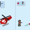 Пожарная станция и вертолет (LEGO 10970)