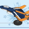 Сверхзвуковой реактивный самолет (LEGO 31126)