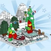 Зимняя сцена эльфов (LEGO 40564)