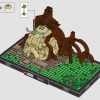 Диорама: Обучение джедаев на Дагобе (LEGO 75330)