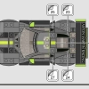 Aston Martin Valkyrie AMR Pro and Aston Martin Vantage GT3 (LEGO 76910)
