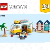 Дом на колёсах на пляже (LEGO 31138)