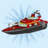 Пожарно-спасательный катер (LEGO 60373)