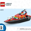 Пожарно-спасательный катер (LEGO 60373)