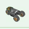 Битва Кая и Раса на машине и мотоцикле (LEGO 71789)