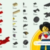 Битва Кая и Раса на машине и мотоцикле (LEGO 71789)