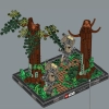 Диорама «Погоня на Эндоре» (LEGO 75353)