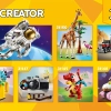Грузовик с бортовой платформой и вертолетом (LEGO 31146)