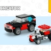 Грузовик с бортовой платформой и вертолетом (LEGO 31146)