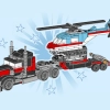 Грузовик с бортовой платформой и вертолетом (LEGO 31146)