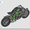 Мотоцикл Kawasaki Ninja H2R (LEGO 42170)