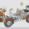 Луноход НАСА Аполлон LRV (LEGO 42182)