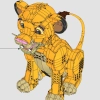 Молодой Симба, Король Лев (LEGO 43247)