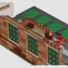 Старое паровозное депо (LEGO 910033)