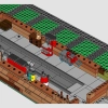 Старое паровозное депо (LEGO 910033)