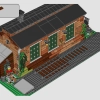 Старое паровозное депо (LEGO 910033)