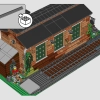 Старое паровозное депо (LEGO 910033)