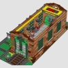Старое паровозное депо (LEGO 910033)