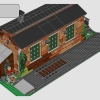 Старое паровозное депо (LEGO 910033)