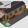 Старое паровозное депо (LEGO 910033)