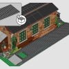 Старое паровозное депо (LEGO 910033)