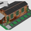 Старое паровозное депо (LEGO 910033)