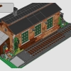 Старое паровозное депо (LEGO 910033)