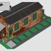 Старое паровозное депо (LEGO 910033)