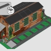 Старое паровозное депо (LEGO 910033)