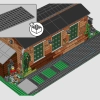 Старое паровозное депо (LEGO 910033)