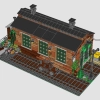 Старое паровозное депо (LEGO 910033)