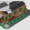 Старое паровозное депо (LEGO 910033)