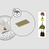 Грибной дом (LEGO 910037)