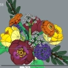 Цветочная композиция (LEGO 10345)