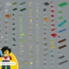 Бонсай из японского красного клена (LEGO 10348)