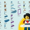 Креативный пляж и дорожный чемодан (LEGO 42672)